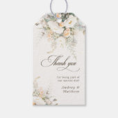 Boho Bloemen Bruiloft Bedankt  Cadeaulabel (Voorkant)