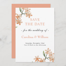 Boho Bloemen Bruiloft Save The Date
