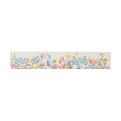 Boho Bloemen Bruiloft Uitnodigingen Wikkel (Vlak)