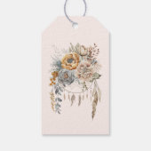 Boho Bloemen en Dreamcatcher - Dank u Cadeaulabel (Achterkant)