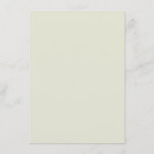 Boho Bloemen Huwelijksreceptie Informatiekaartje (Achterkant)