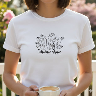 Boho Bloemen – Inspirerend Christelijk Cadeau voor T-shirt
