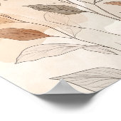 Boho bloemen moderne decoratie (Hoek)