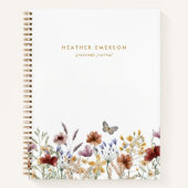 Boho Bloemen Notitieboek (Voorkant)