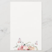 Boho Bloemen Vrijgezellenfeest Bruids Bingo (Achterkant)