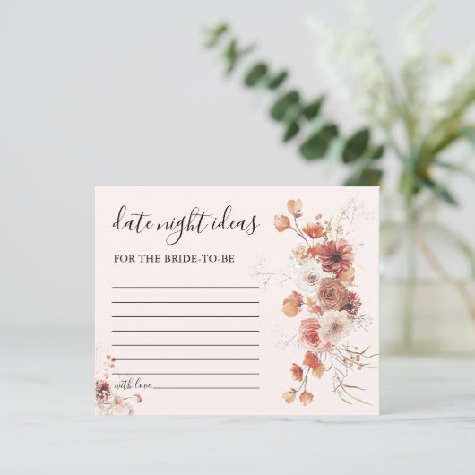 Boho Bloemen Vrijgezellenfeest Datum Nacht Ideeën (Staand voorkant)