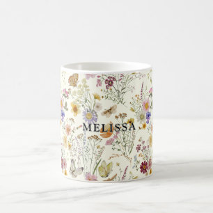 Boho Bloemen Wilde Bloem Koffiemok