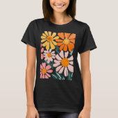 Boho Bloemen Wilde Madelief T-shirt (Voorkant)