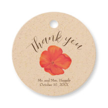 Boho Bloemenbruiloft Dank u