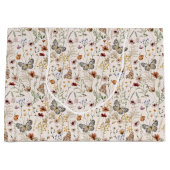 Boho bloemengeschenktas groot cadeauzakje (Voorkant)