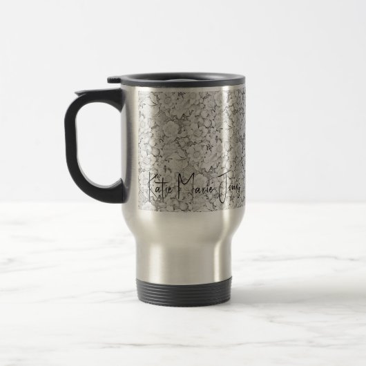 Boho Bloemenkant Reisbeker (Links)