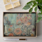 BOHO BLOEMENMEISJE DECOUPAGE TISSUEPAPIER (Geschenk)