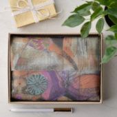 BOHO BLOEMENMEISJE DECOUPAGE TISSUEPAPIER (Geschenk)
