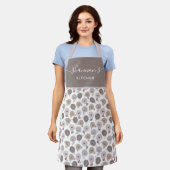 Boho bloemenprint overall apron schort (Gedragen)