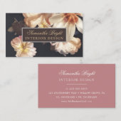 Boho  bloemig stijl Visitekaartje (Voorkant / Achterkant)