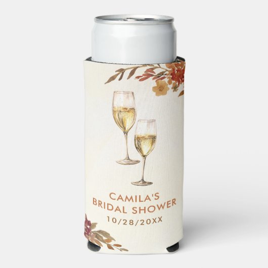 Boho Bloemige Bruiloft Feest (Seltzer Voorkant)