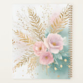 Boho Bloemige Esthetische Planner | Hemels & Paste (Achterkant)
