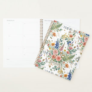 Boho Bloemige Hemelse Maan & Slangen Botanisch Planner