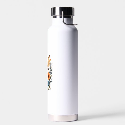 Boho Bloemige Libel Waterfles (Links)