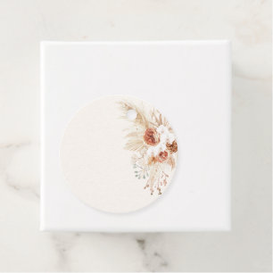 Boho Bloemige Mimosa Bar Sap Tags voor Handgeschre Bedankjes Labels