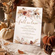 Boho Bloemige Pompoen Herfst Liefde Bruiloft Feest
