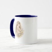 Boho Bloemige Vrouw Accent Mok (Voorkant links)