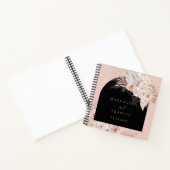 Boho bloetjes bruiloft Guest Book Notitieboek (Binnen)