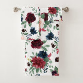 Boho Bloom | Brousset rouge de Bourgogne et Motif (En situation)