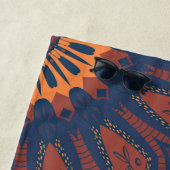 Boho Bloom Mandala Patroon Strandlaken (In situ)