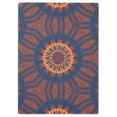 Boho Bloom Mandala Pattern Klembord (Achterkant)