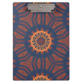 Boho Bloom Mandala Pattern Klembord (Voorkant)