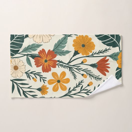 Boho Blooming (Serviette à main)