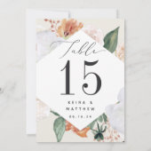 Boho Blooms | Aangepast Floral-tabelnummer