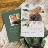 Boho Blooms | Faire-part d'obtention d'un diplôme