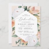 Boho Blooms | Modern Floral Dedication Kaart (Voorkant)