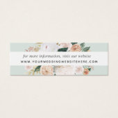 Boho Blooms Site Mariage Insérer des cartes | Mini (Devant)