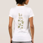 Boho Blossom: Uniek Bloemen T-shirt (Achterkant)