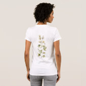 Boho Blossom: Uniek Bloemen T-shirt (Achterkant volledig)