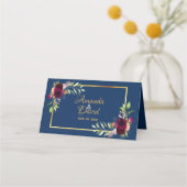 Boho blue bruiloft met bruine waterkleurige bruinv (Voorkant)