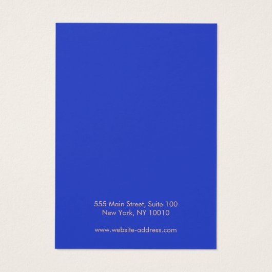 Boho Blue Butterfly Earring Display Kaart (Achterkant)