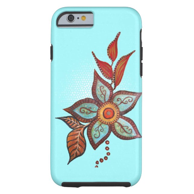 Boho Blue Case-Mate iPhone Case (Achterkant)