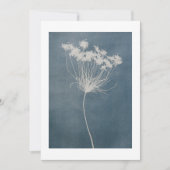 Boho Blue Flower Wenskaart (Voorkant)