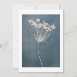 Boho Blue Flower Wenskaart