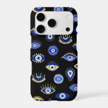 Boho Blue Gold Eyes Air Freshener