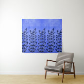 Boho Blue Plant Lover Wandkleed (In Situ (horizontaal))