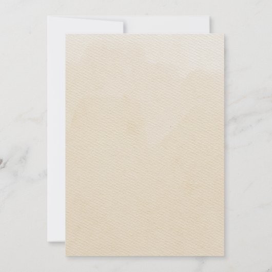 Boho Blue Rainbow Baby shower Uitnodiging (Achterkant)