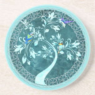 Boho Blue Vods Beverage Coaster Zandsteen Onderzetter