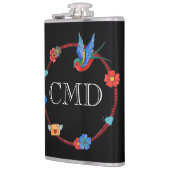 Boho Bluebird  Flask Heupfles (Links)