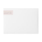 Boho Blush Bloemen Bruiloft Save the Date (Voorkant)