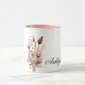 Boho Blush Floral Mok (Midden)